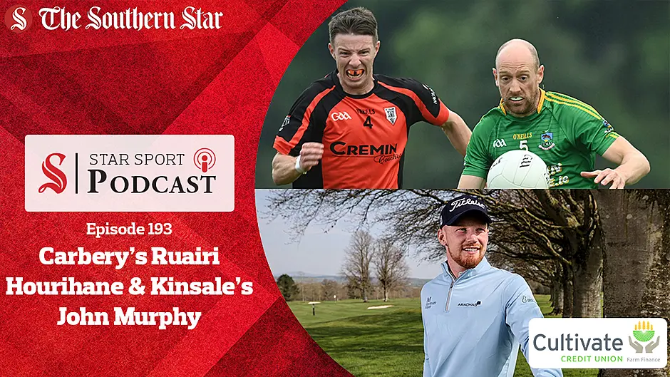 PODCAST: Carbery's Ruairi Hourihane on win over Duhallow | Kinsale golfer John Murphy talks life on tour | Man United beat Liverpool Image