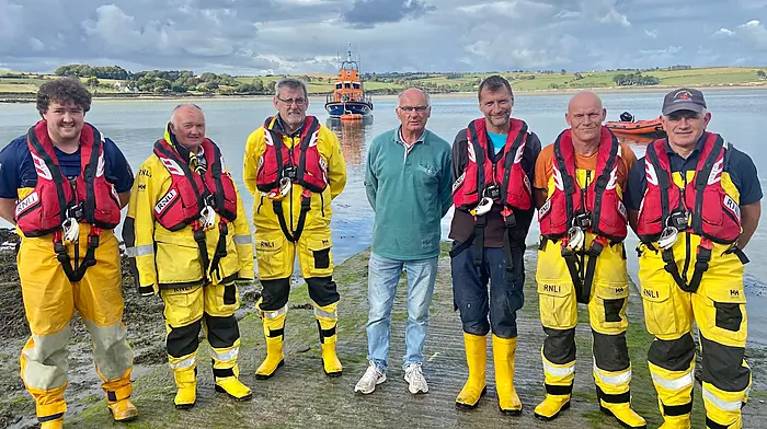 Courtmacsherry lifeboat rescues two people from blaze on boat Image