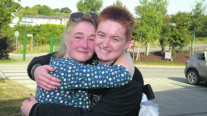 At Kinsale Cimmunity School, were Kat O’Regan Leder with her mum Gabbie Leder. (Photo: Denis Boyle)