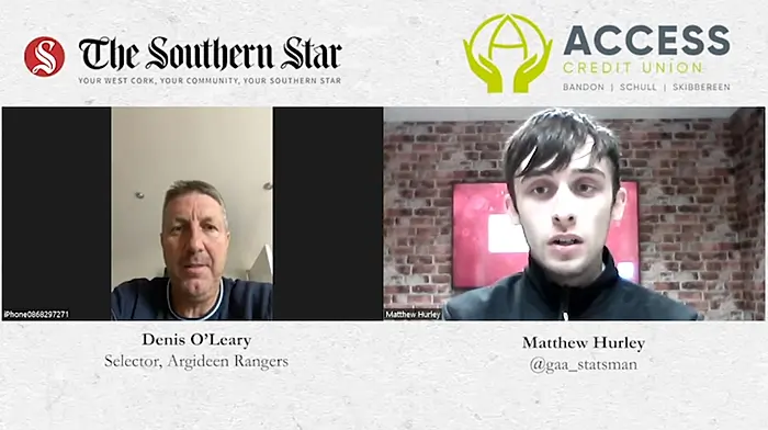 WATCH: Argideen Rangers selector Denis O'Leary ahead of Carbery JAFC Final Image