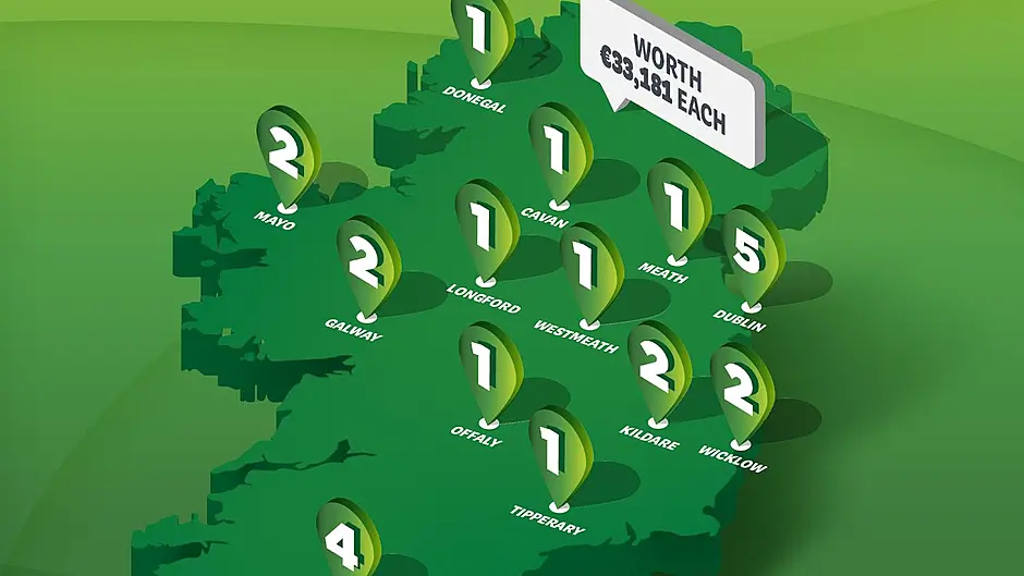 Ballinspittle Lotto win of €33,181 Image