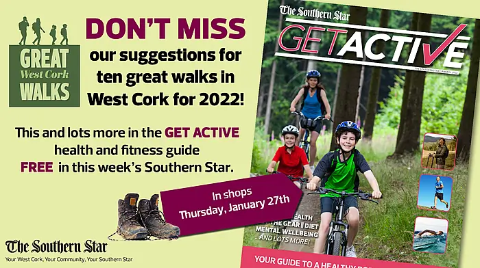 Our ten great walks in West Cork for 2022 is not to be missed! Image