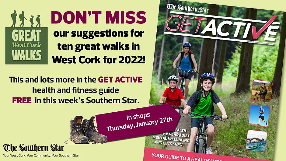 Our ten great walks in West Cork for 2022 is not to be missed! Image