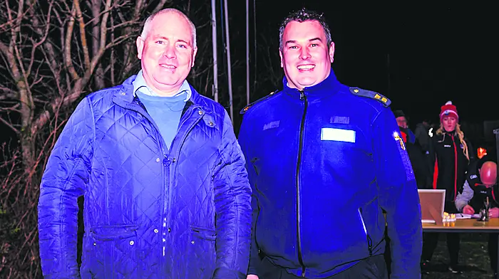 Aidan’s work colleagues Sgt Stephen O’Sullivan and Det Gda  DJ O’Shea.
