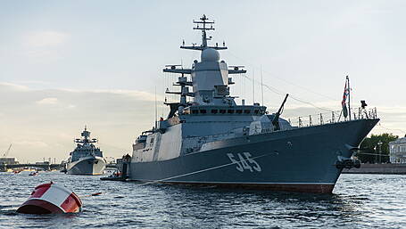 WATCH: The foreign military vessels spotted off the Irish coast Image