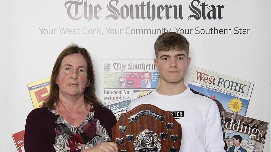 Oh Danny boy! O'Donovan crowned West Cork's top young soccer star Image