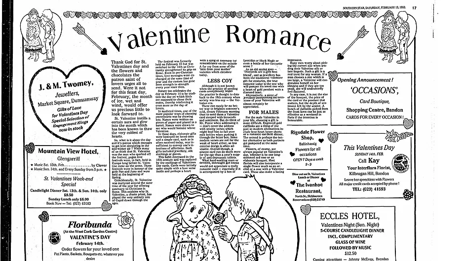 From ‘vinegar’ valentines to a beheaded saint – how our day of romance evolved Image