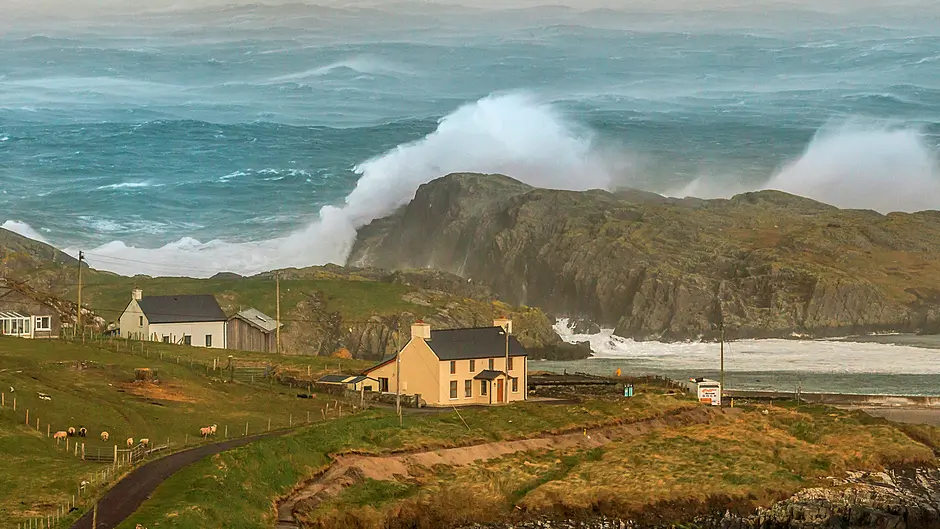 Storm Franklin raging off the Beara coast.     (Photo: Anne Marie Cronin)
