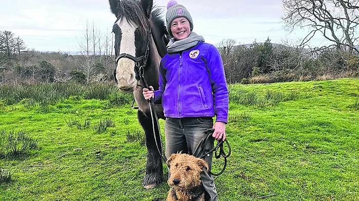 Sandra, Flora and Trudi ready to take on Beara Breifne Way Image