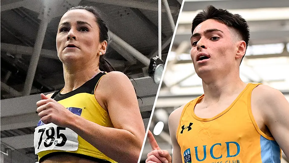 Healy and McElhinney selected on squad for World Indoors Image