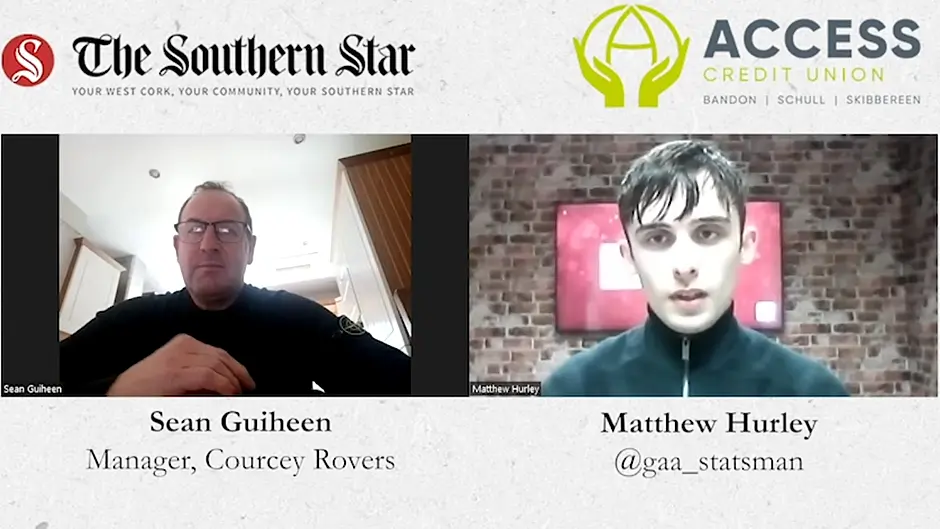 WATCH: Courcey Rovers manager Seán Guiheen ahead of county final Image