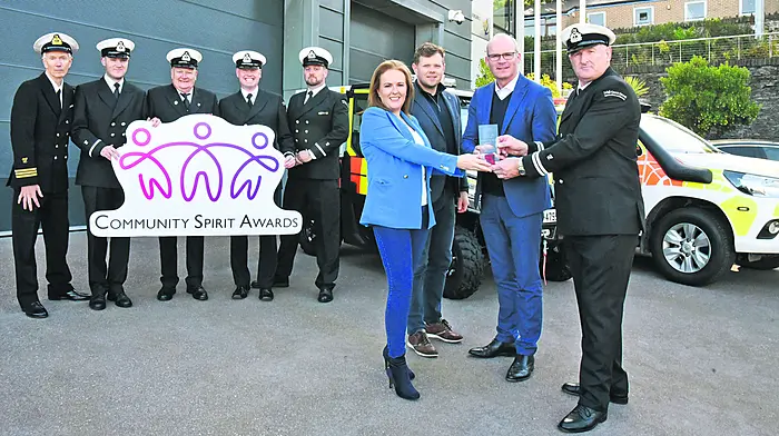 Crosshaven Coast Guard recognised with Community Spirit Award Image