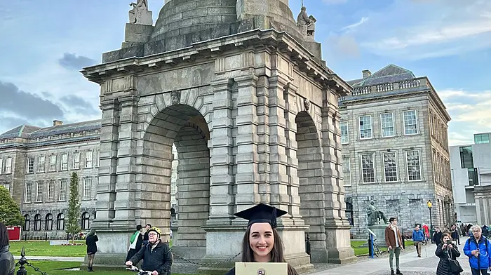 Ellie O Sullivan, Scarteenakilleen, Ballydehob recently graduated from Trinity College, Dublin with a masters in civil, structural and environmental engineering and has commenced employment with Mott MacDonald Ireland. Ellie is a past pupil of Scoil Bhride, Ballydehob and Mercy Heights, Skibbereen.