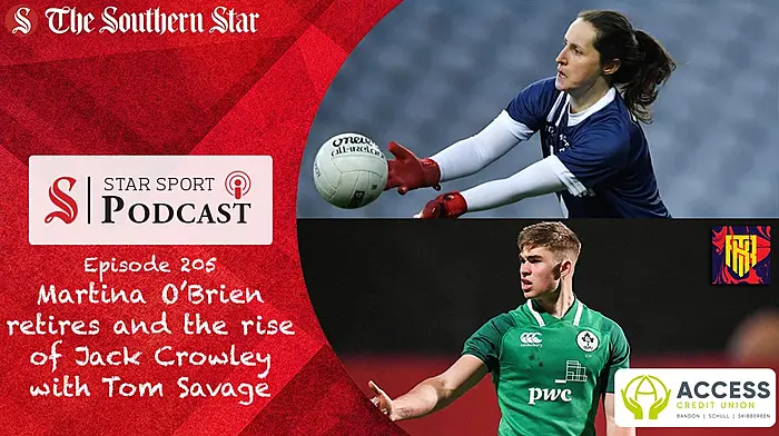 PODCAST: Cork legend Martina O'Brien's retirement interview PLUS Tom Savage from Three Red Kings on the rise of Jack Crowley Image