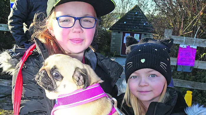 Tabitha and Charlotte Brown with Lola.               (Photos: Denis Boyle)