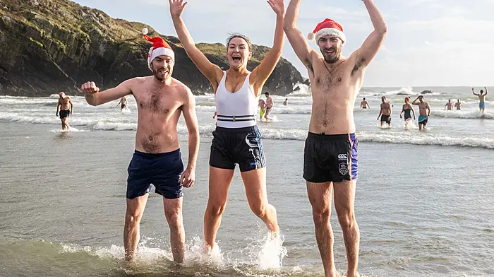 Darren, Rachel and Finnian Deasy, Reenascreena at the Warren.