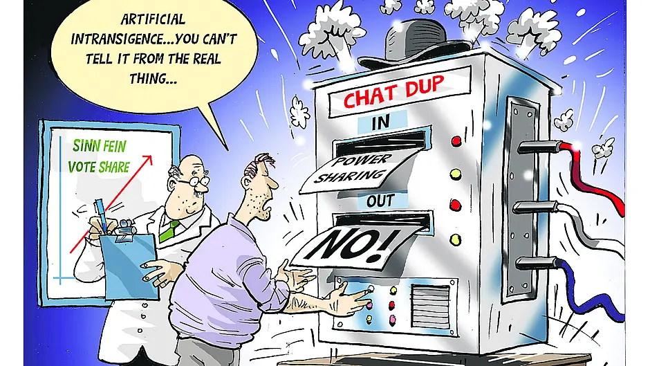 I’m only writing this while they are polishing up the ‘AI Colm’ in Star HQ Image