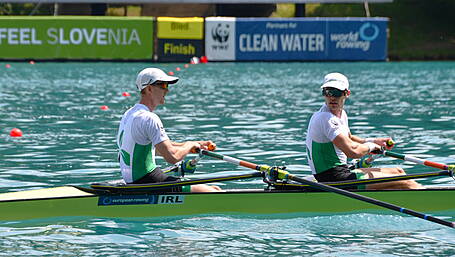Fintan and Aoife miss out on medals at Europeans Image