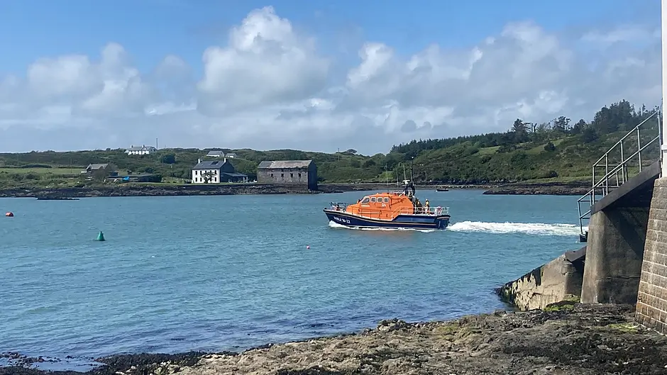 Casualty airlifted after incident on Heir Island Image