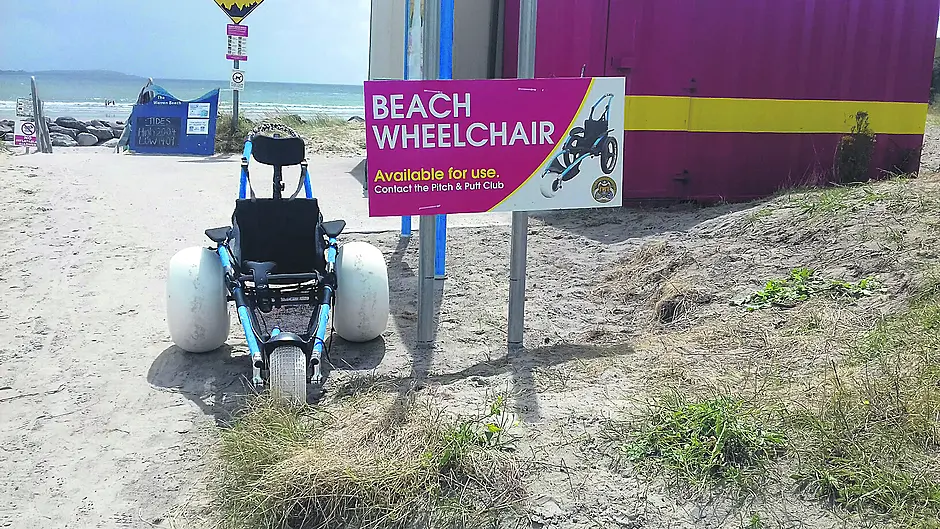 Two €3,000 beach access wheelchairs never used Image