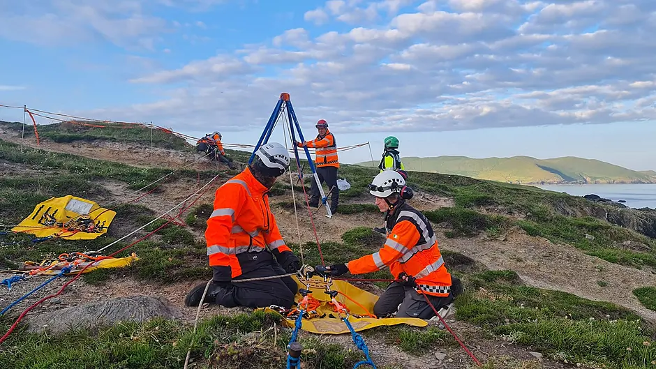 Person rescued following 30m cliff fall Image