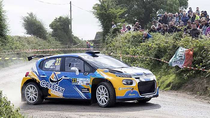 Cal McCarthy sets fastest stage time in Waterford Image