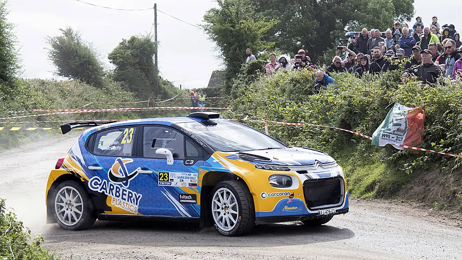 Cal McCarthy sets fastest stage time in Waterford Image