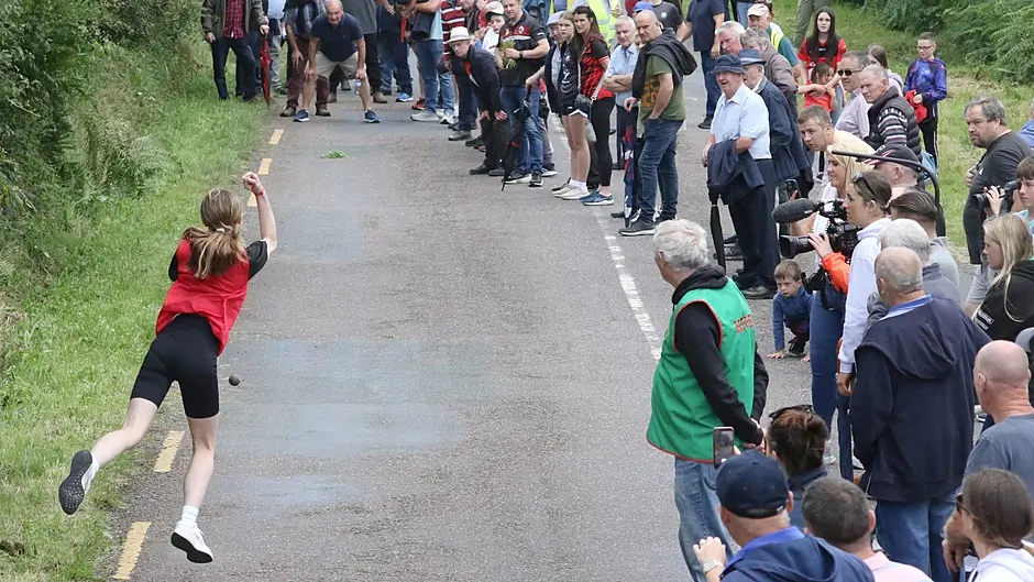 Rising road bowling star Emma crowned All-Ireland champion Image