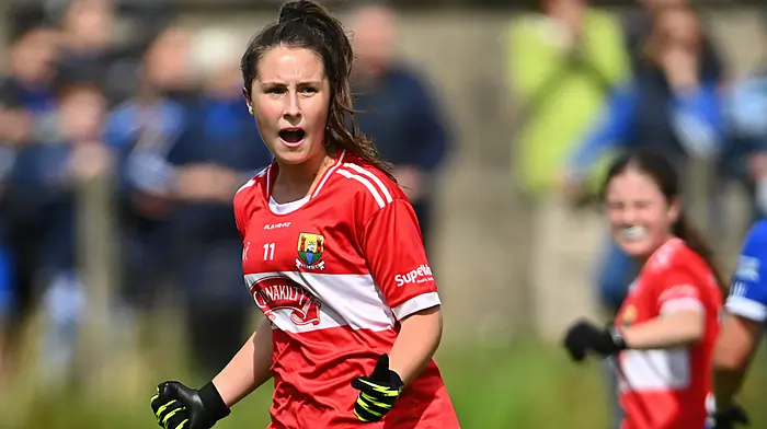 Skibb footballer Eabha O'Donovan kicked 0-8 for Rebels in drawn All-Ireland U16A final Image