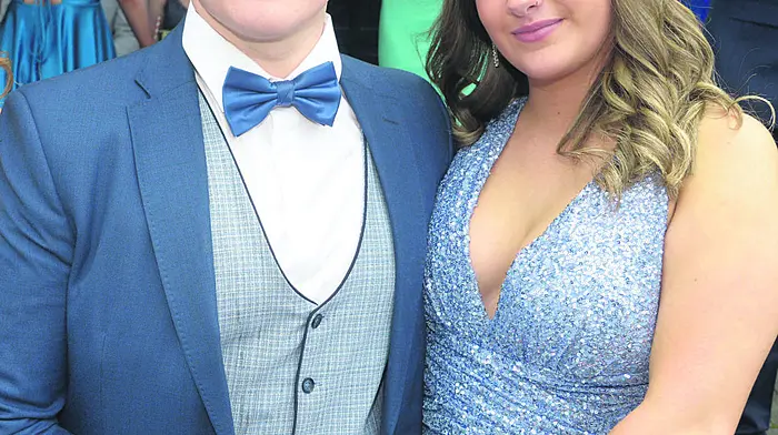Séan Kearney and Ciara Kate O’Farrell at the MICC Dunmanway grads ball. (Photo: Denis Boyle)