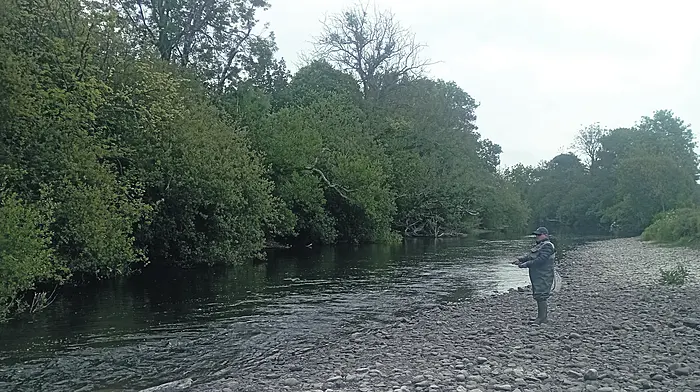 Anglers demanding action as river’s level falling since flood relief works Image