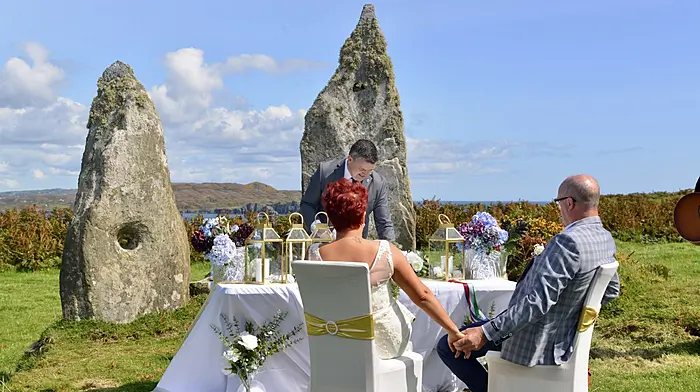 No stone unturned for wedding on Cape Clear Image