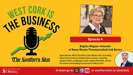 PODCAST: Brigitte Wagner-Halswick on owning and running a pharmaceutical company from West Cork Image