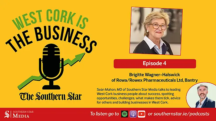 PODCAST: Brigitte Wagner-Halswick on owning and running a pharmaceutical company from West Cork Image
