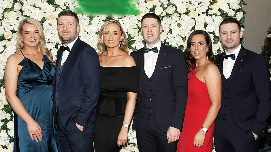 Enjoying St James' celebrations were Valerie McCarthy, Niall Evans, Áine Fitzgerald, Mark Evans, and Gina and Ian Evans. (Photos: Paddy Feen)