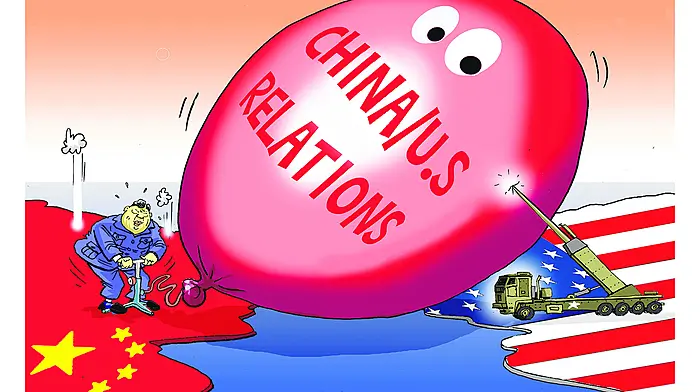 COLM TOBIN: A lot of hot air as America takes a pop at bizarre travels of Chinese balloon Image