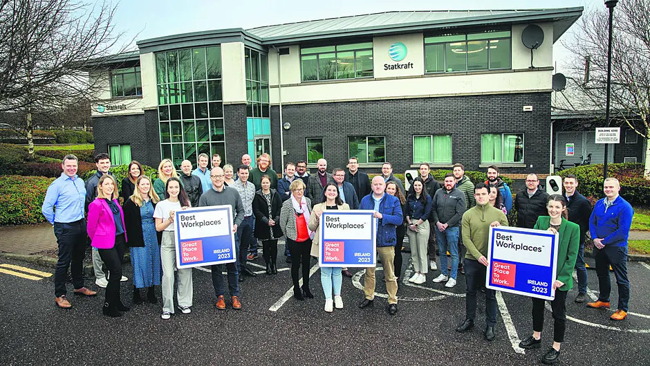 Statkraft named best small Irish workplace Image