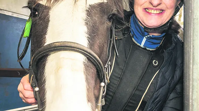 Mary Creddon from Macroom, riding ‘Sia’. (Photo: Andy Gibson)