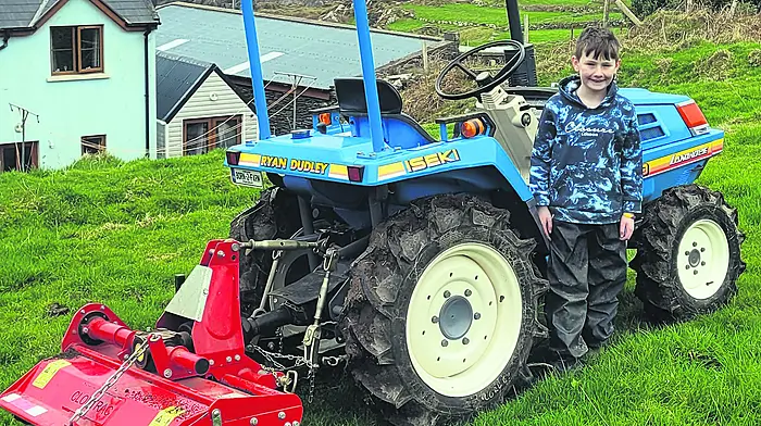 Ryan (9) realises his dream with Iseki Landhope Image