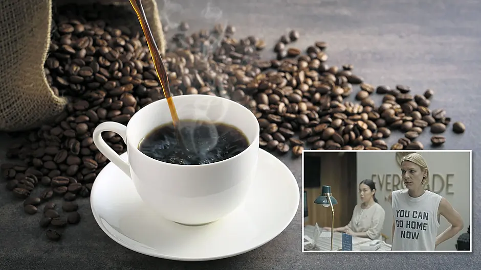 WOMAN ON THE VERGE: In a panic over coffee shortages Image