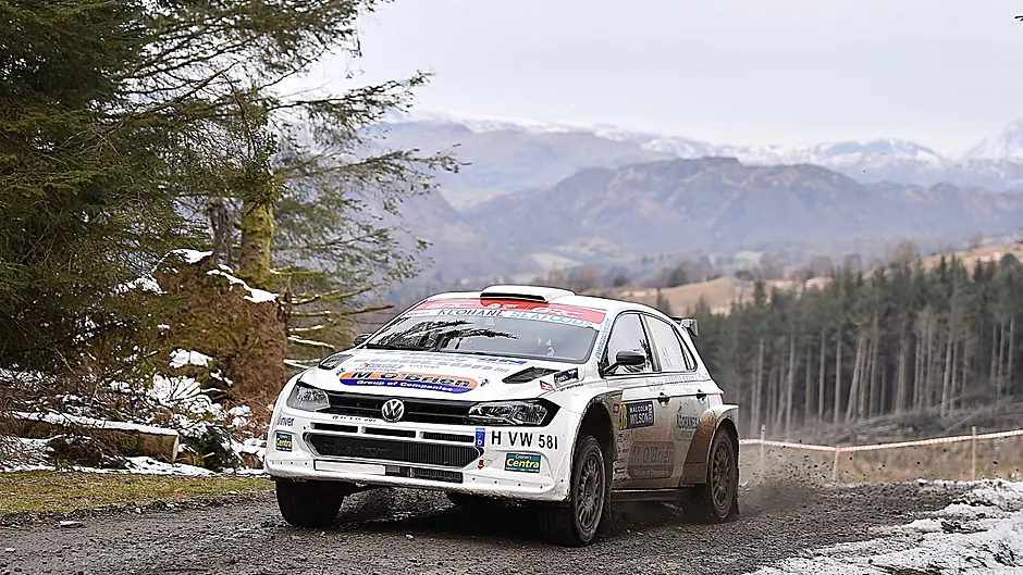 Cronin pleased with second place on Malcolm Wilson Rally Image