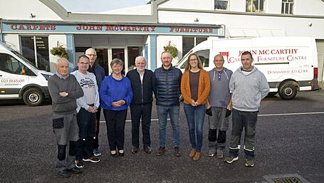 John McCarthy Carpet and Furniture Centre, Dunmanway celebrates a remarkable 40 years this October Image