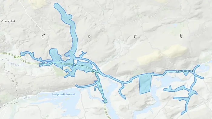 Boil water notice issued for Macroom and surrounding areas Image