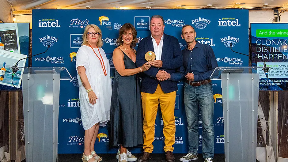 Sustainability awards for Clonakilty Distillery at Cannes event Image