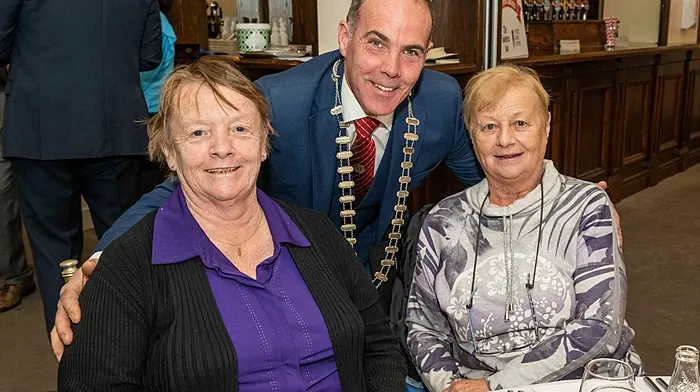 Vesta Kingston, Dunmanway and Maureen Hurley, Dunmanway with Cllr Declan Hurley.