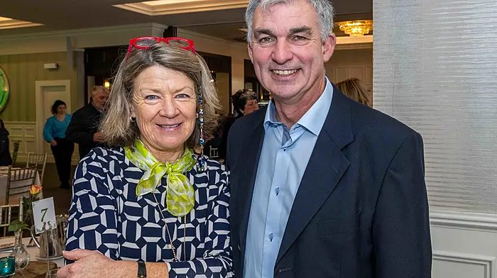 Margaret and PJ Fitzgerald from Skibbereen enjoying the awards.