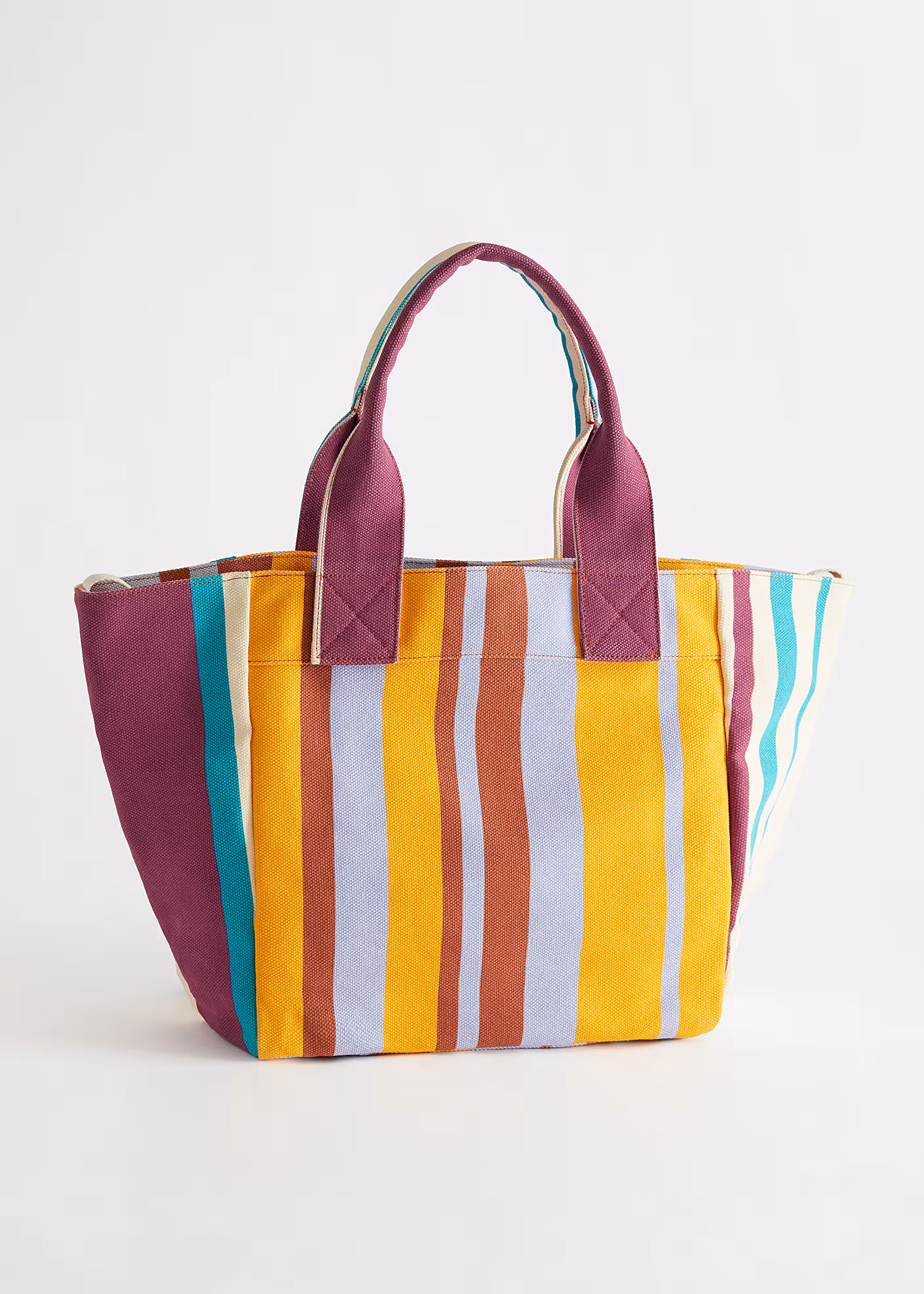Double strap basket bag, € 59.99, at Mango