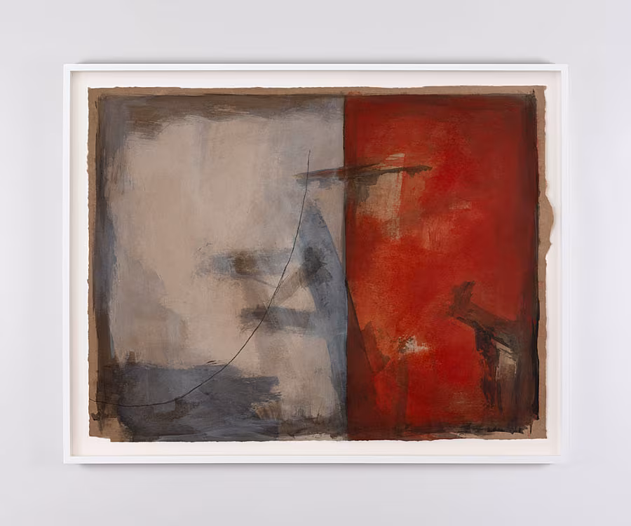 03_Guggi,-Broken-1d,-2023,-acrylic-and-graphite-on-brown-paper,-69.7-x-88-cm-framed