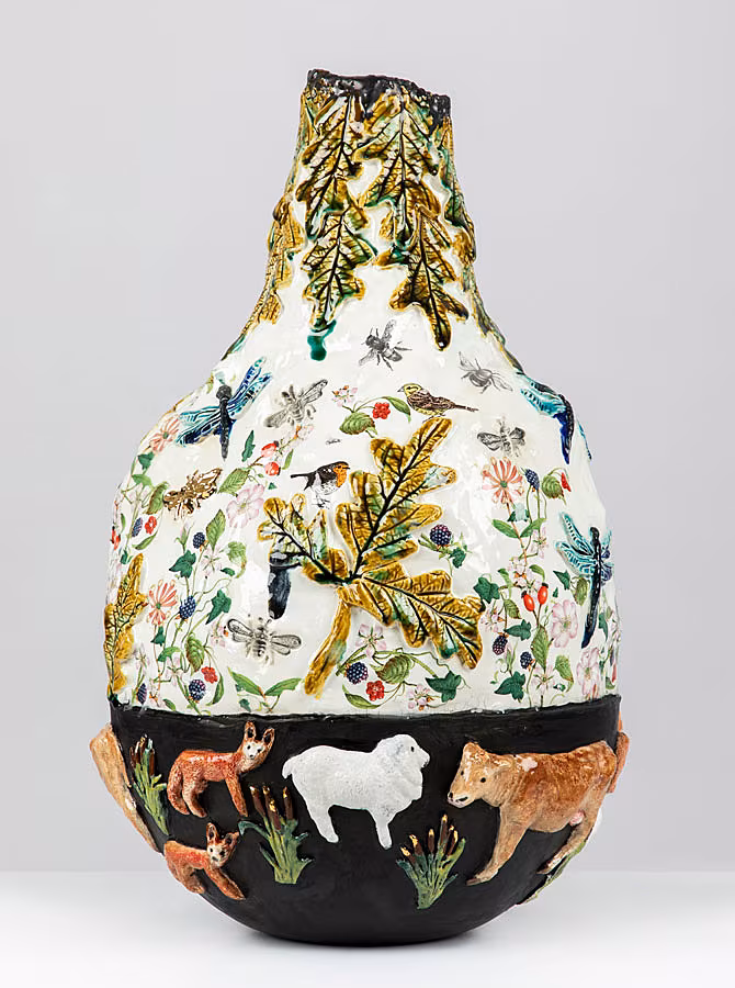 Exhibtion---Earth-Mother-,-Handbuilt-and-glazed-earthenware.,-Eleanor-Swan
