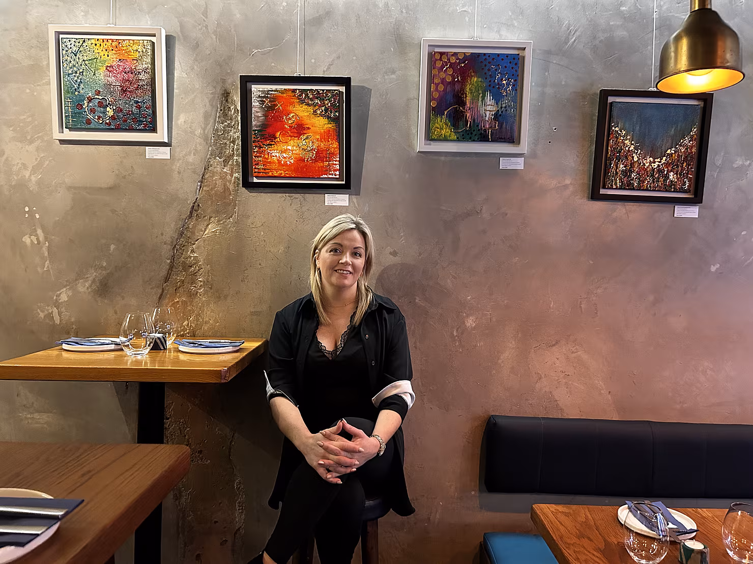 Carol Kelly Artist Darog Wine Bar